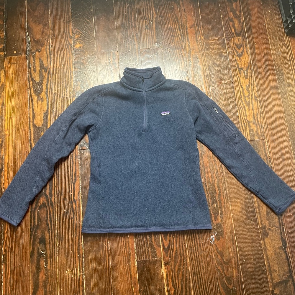 Navy Women’s Patagonia Better Sweater Size Small EUC Quarter Zip Fleece